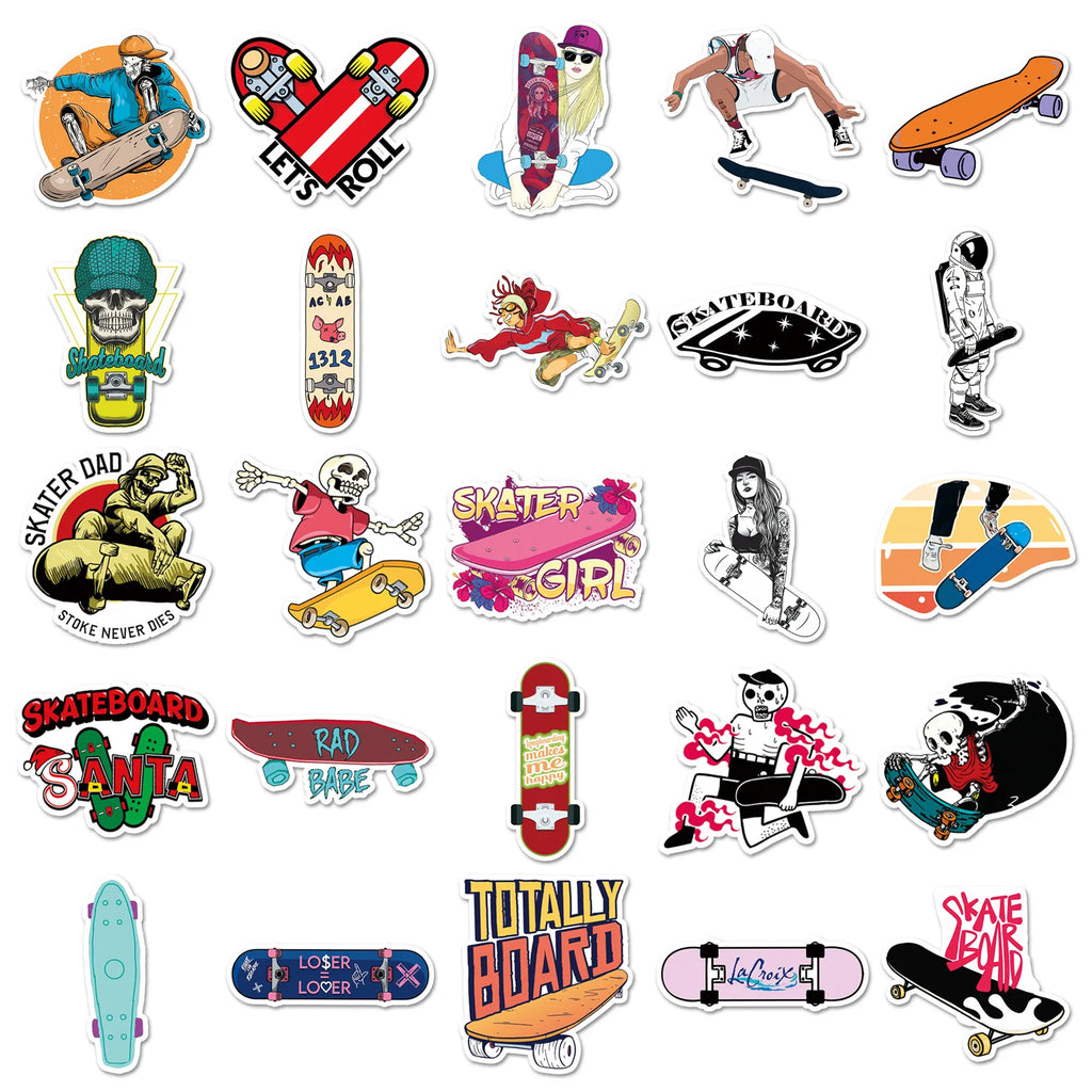 4you2kn0 Graffiti Stickers Decals for skateboards (50pc.)