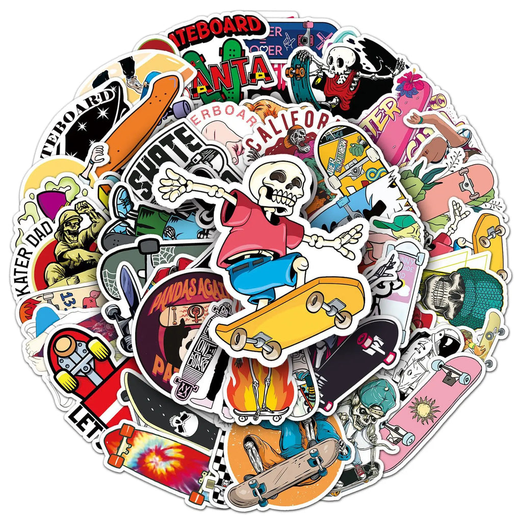 4you2kn0 Graffiti Stickers Decals for skateboards (50pc.)