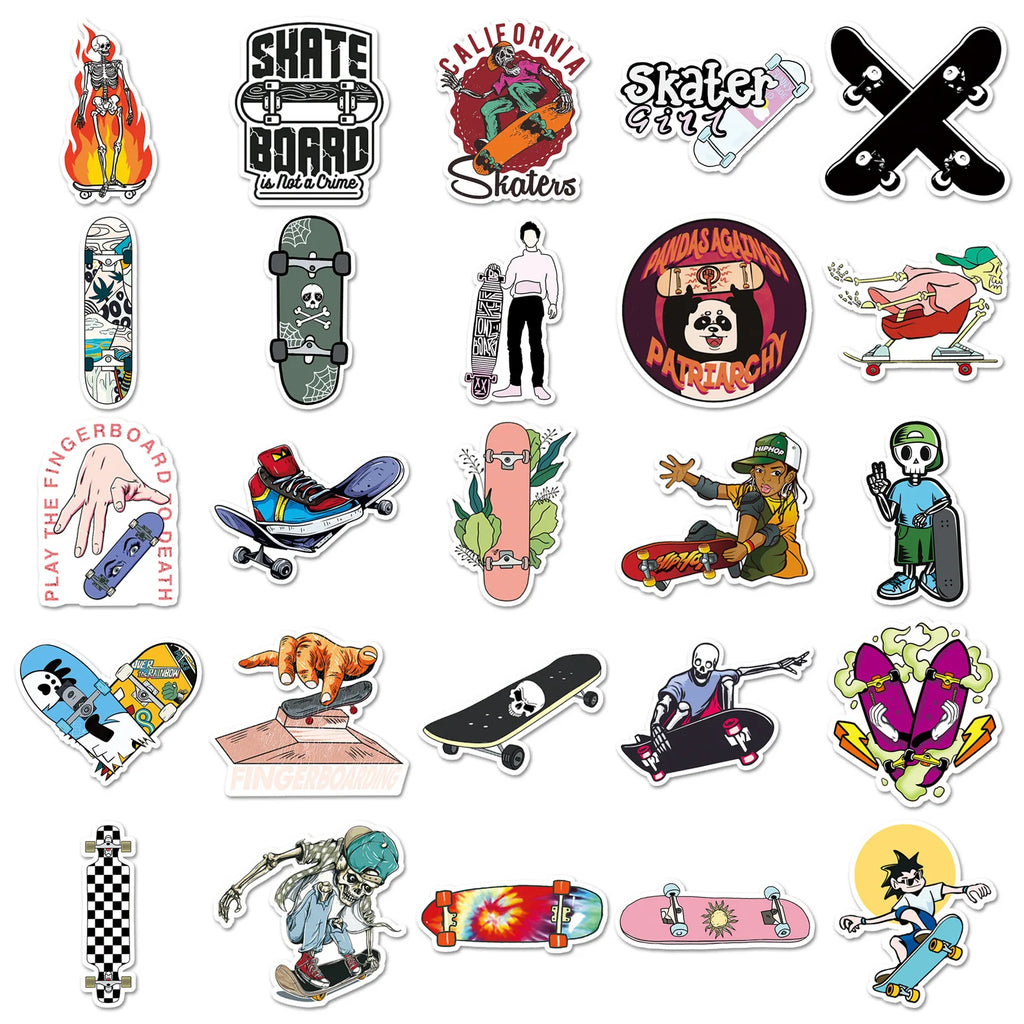4you2kn0 Graffiti Stickers Decals for skateboards (50pc.)