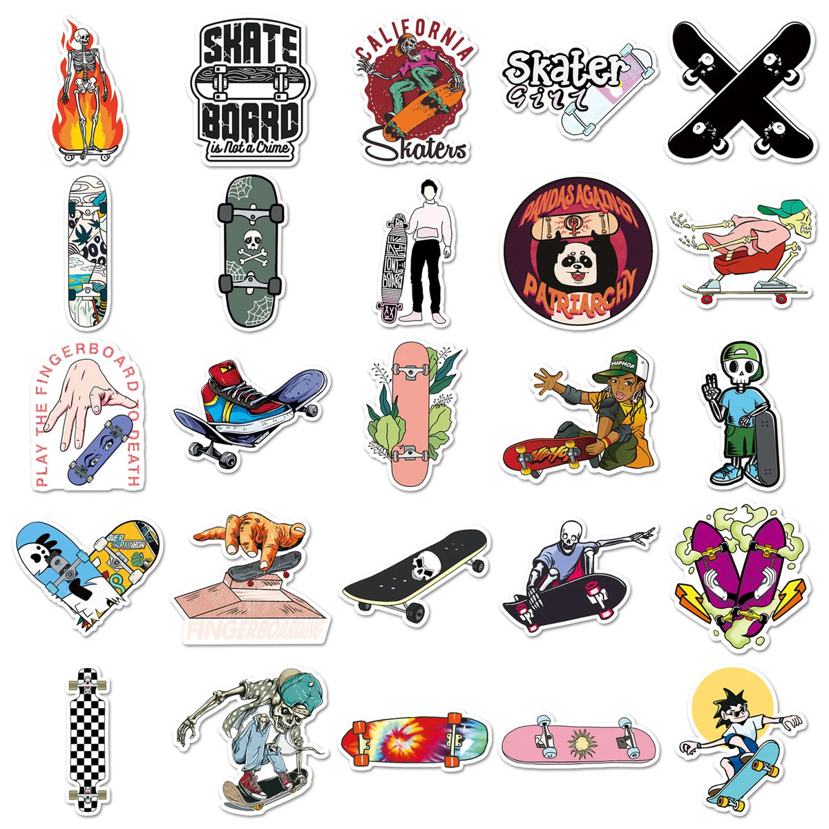 4you2kn0 Graffiti Stickers Decals for skateboards (50pc.)